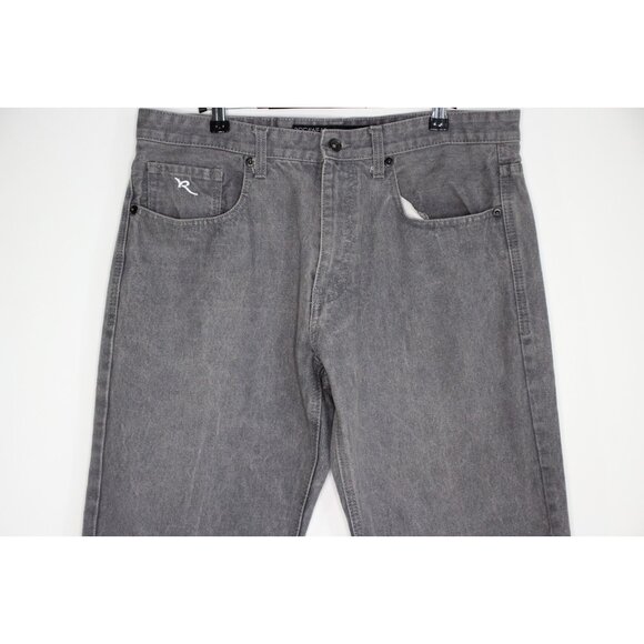 Vintage Rocawear Mens 36 x 32 Y2K Straight Jeans O957 - Picture 3 of 6